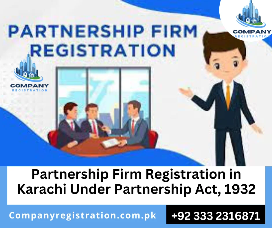 Partnership deed requirements Pakistan