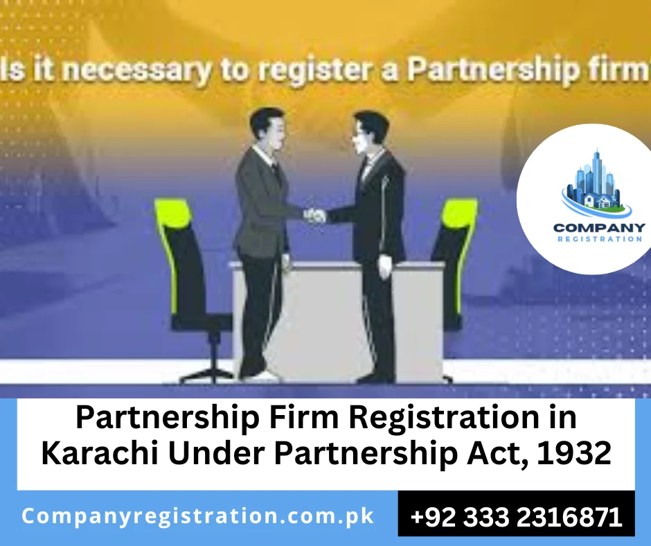 How to register a partnership firm in Pakistan