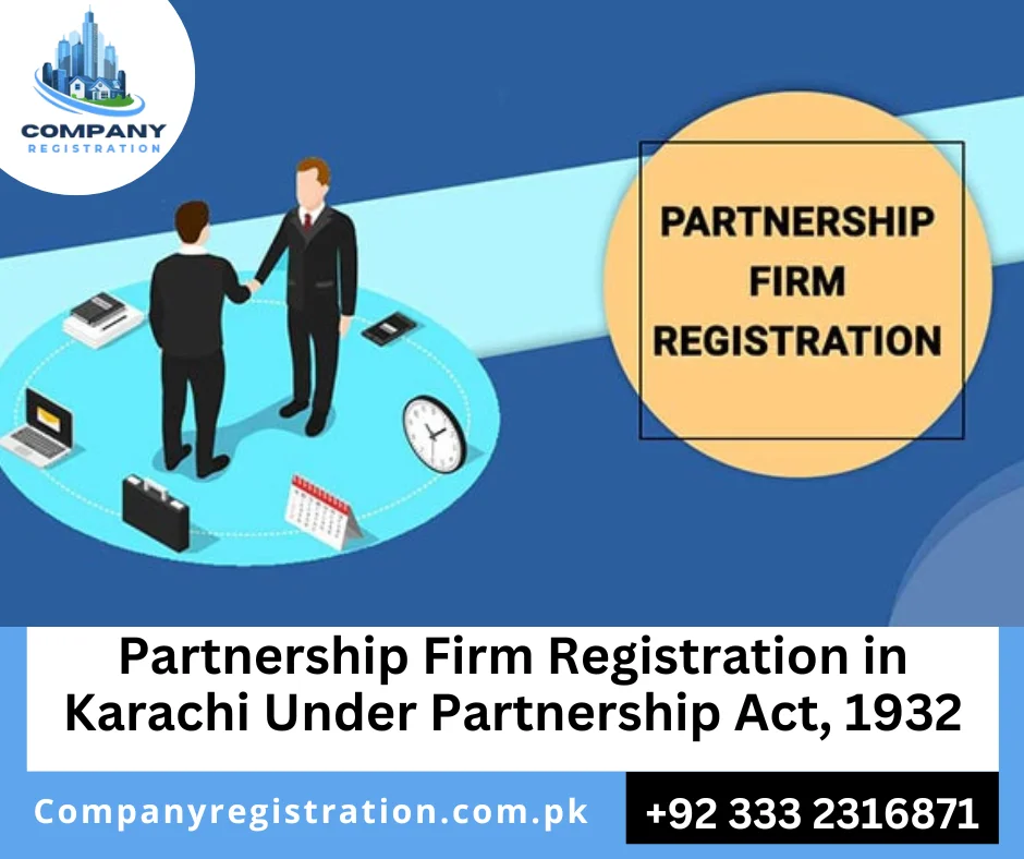 Partnership firm registration in Karachi